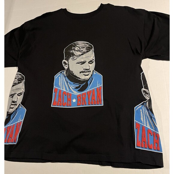 Other - Zach Bryan Double Sided Country Music Concert Tour Album T-Shirt Tee XL Black